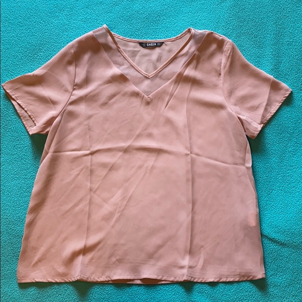 SHEIN- Pink Blouse